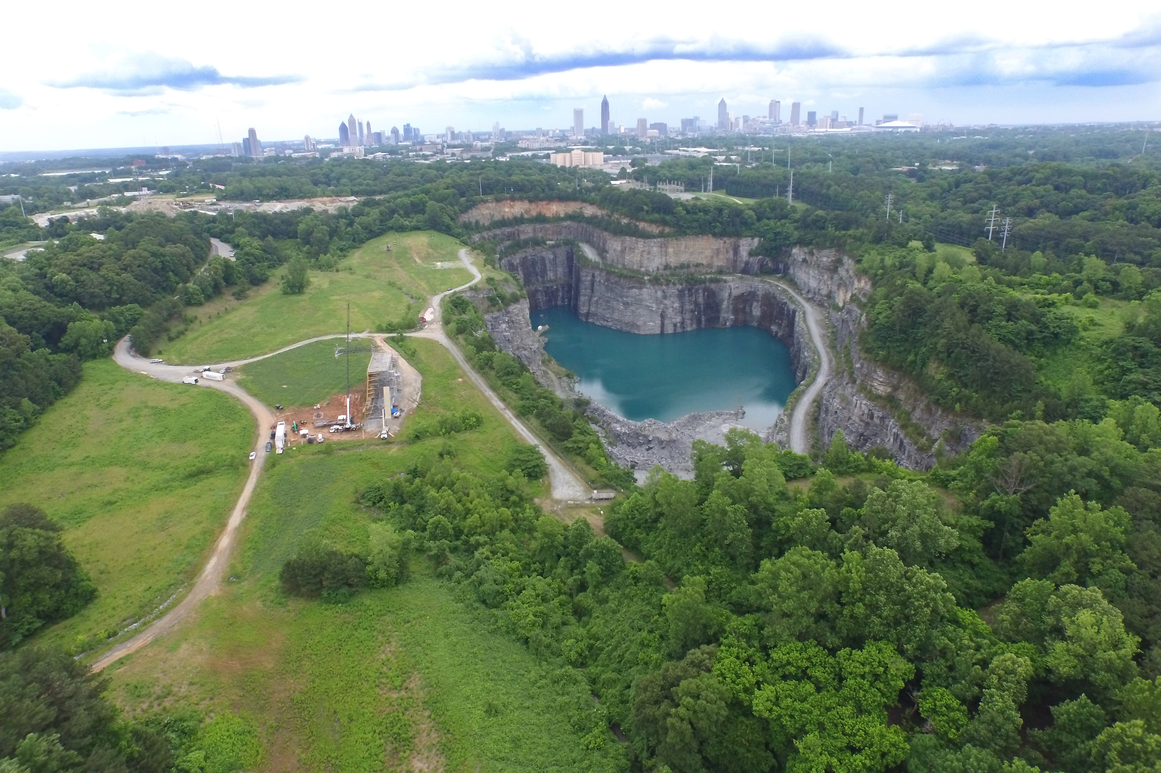 Bellwood Rock Quarry Drone Video